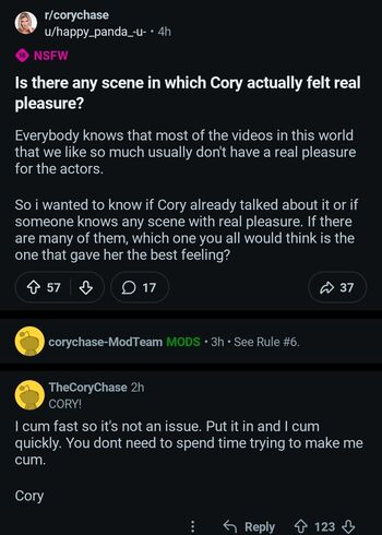 Cory chase page leaked private photo uncensored HD quality