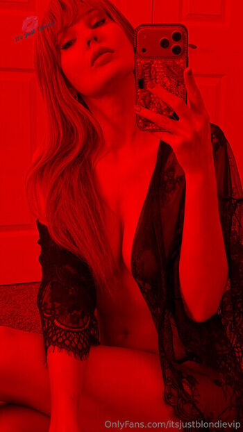 Itsjustblondie page leaked private photo uncensored HD quality