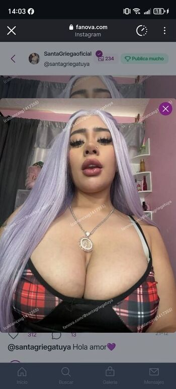 Santagriega oficial leaked private photo uncensored HD quality